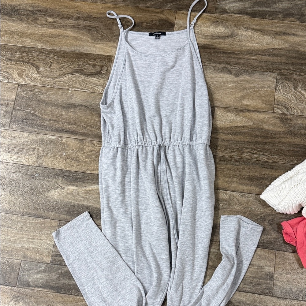 Ambiance Light Gray Women's Jumpsuit